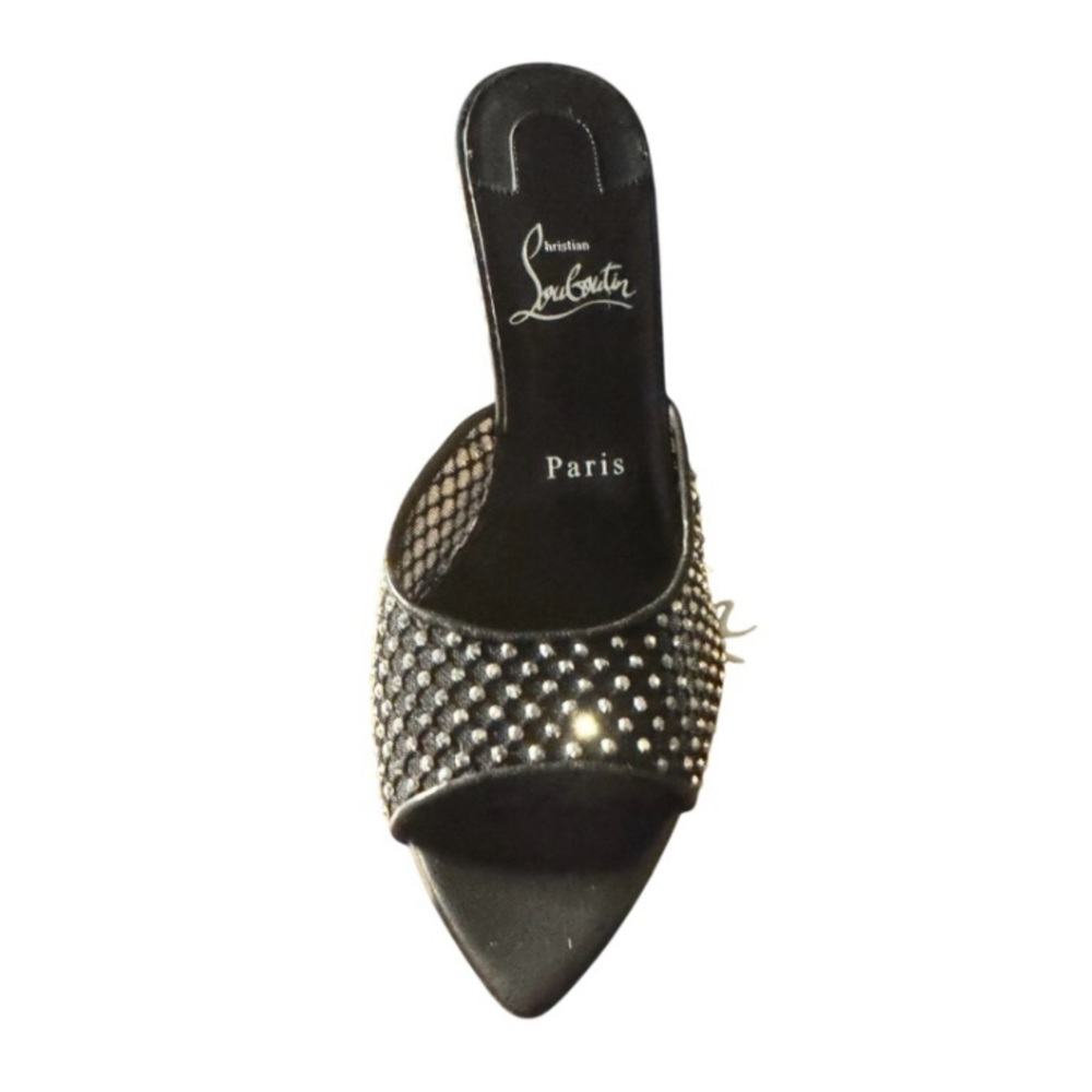💰⬇️ CHRISTIAN LOUBOUTIN 
Apostropha Mule Mesh Strass 80 - Picture 8 of 13